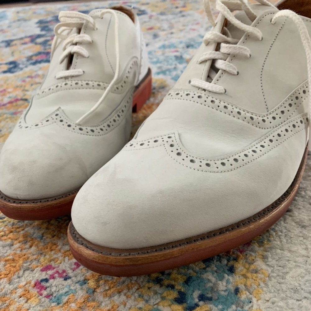 Mens White Bucks